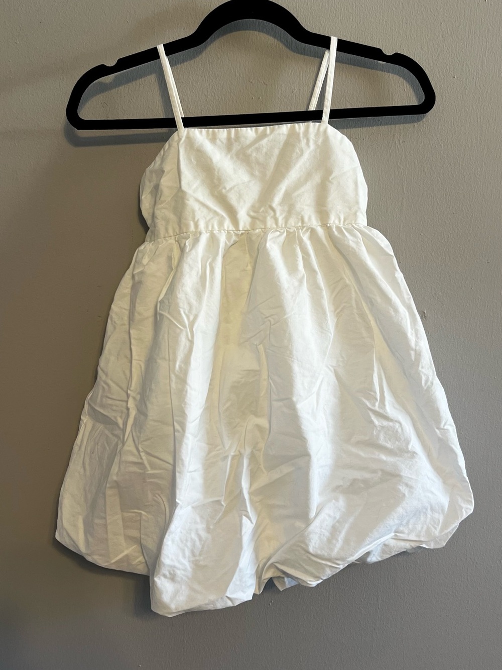 art class White Spaghetti-Strap Bubble Dress | Girls M (8)